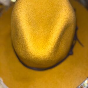 Stylish Mustard Yellow Fedora Hat
